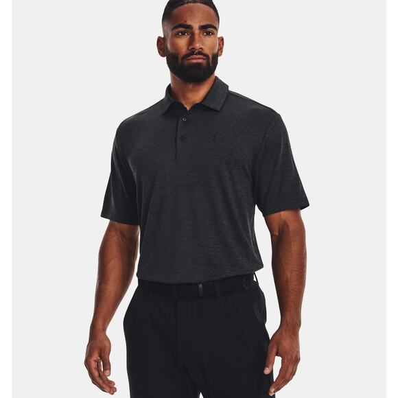 NWT Under Armour UA Playoff 3.0 Men's Polo in Black size Medium - Picture 1 of 6